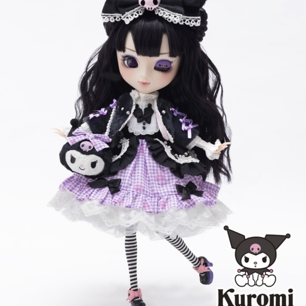 FREE SHIPPING! PULLIP (Sanrio)-RARE NWT/Box Limited Ed. Kuromi Doll
